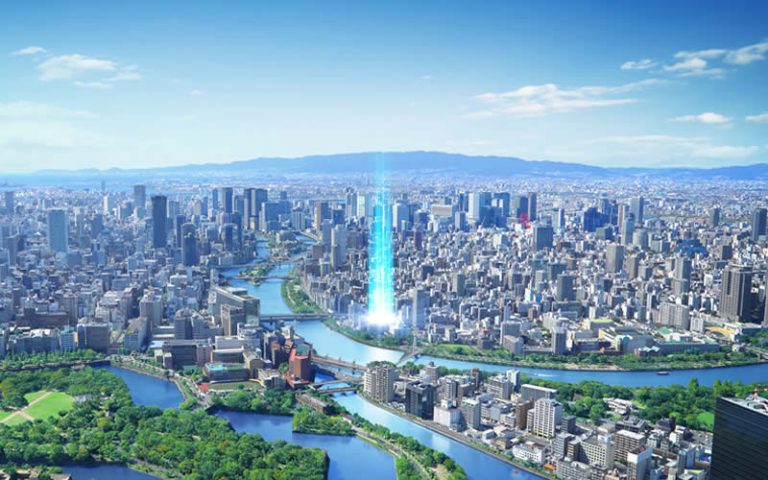 大阪・難波住宅街にあるリアルサイズの建物なので